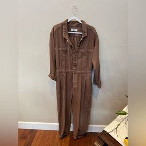 • Free People Denim Jumpsuit •